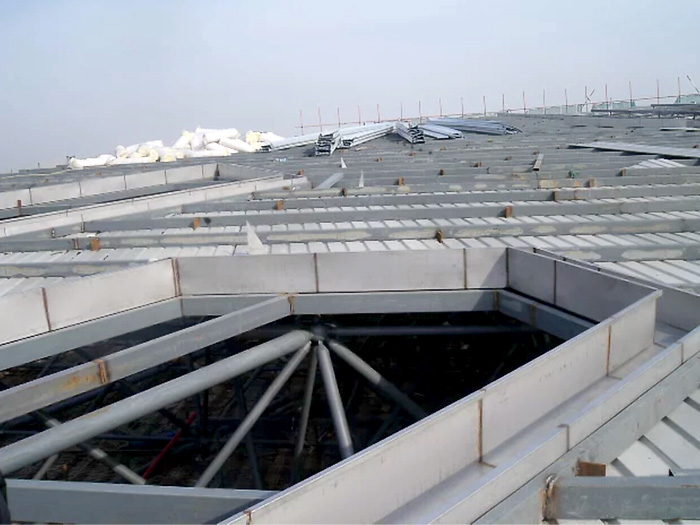 哈尔滨安吉县体育馆网架